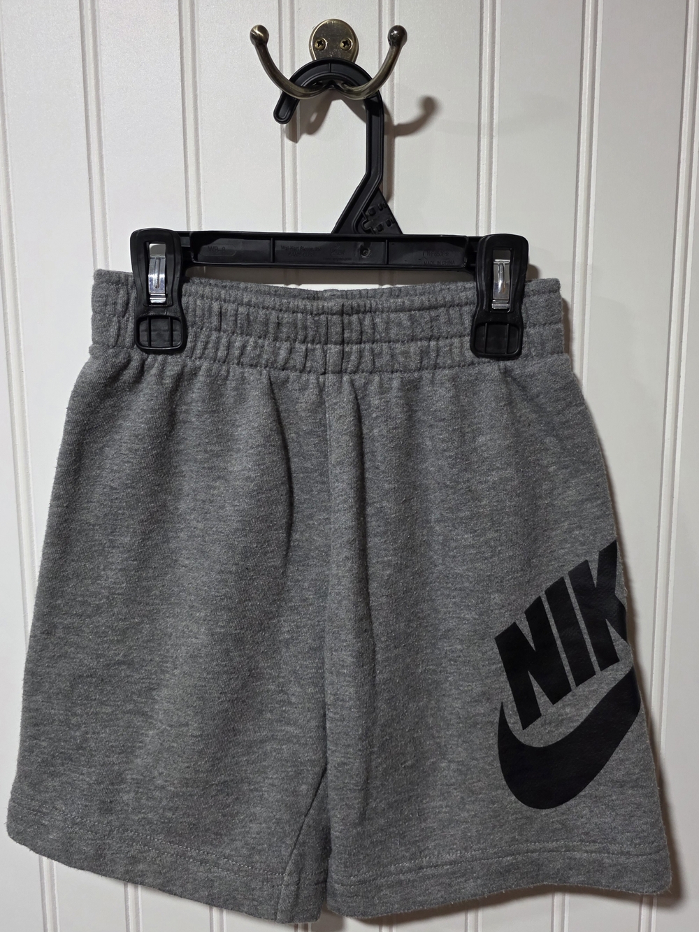 Nike Gray Kids Fleece Shorts